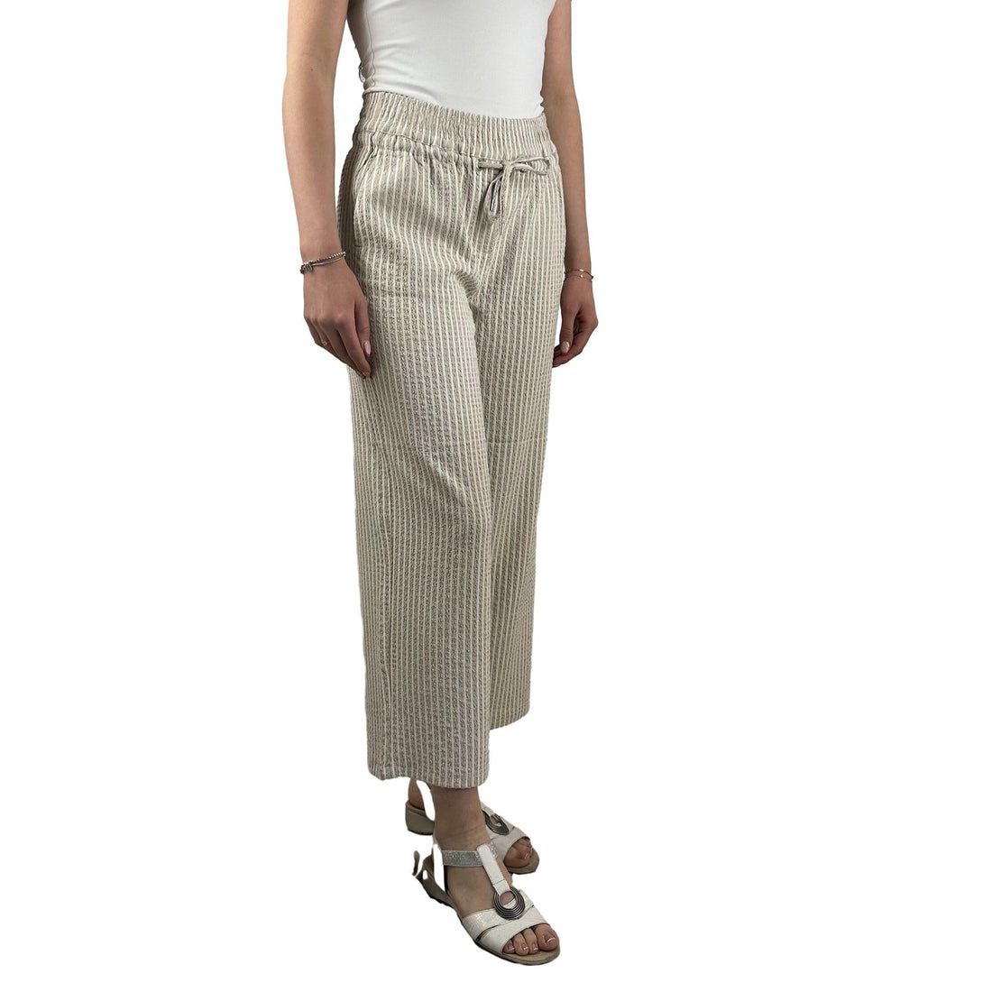 Streifenhose in 7/8 Länge. Mode von Cecil. Seidel Moden Onlineshop