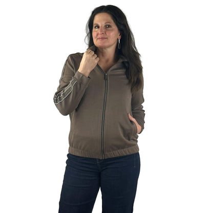 Sweatjacke mit Gummizug - Mode von Cecil