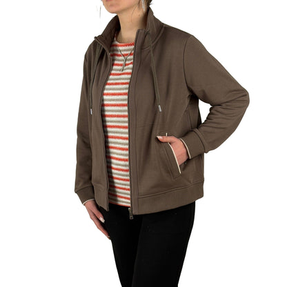 Sweatjacke mit Kragen - Mode von Cecil