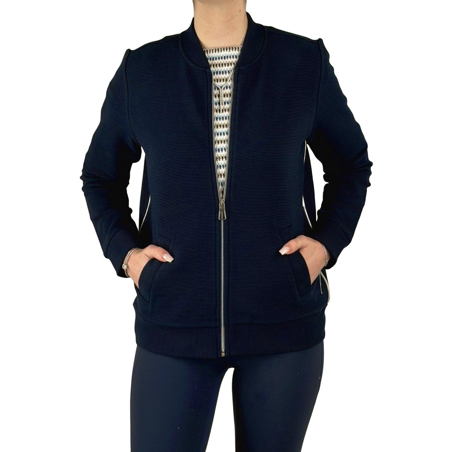 Sweatjacke mit Struktur - Mode von Cecil