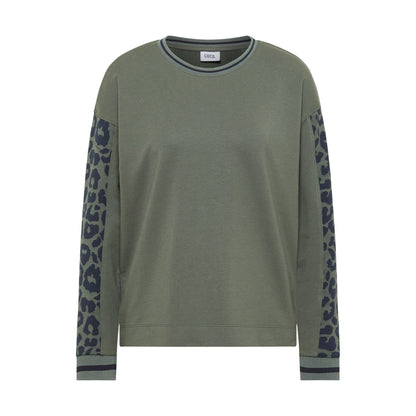 Sweatshirt mit Leoärmeln - Mode von Cecil