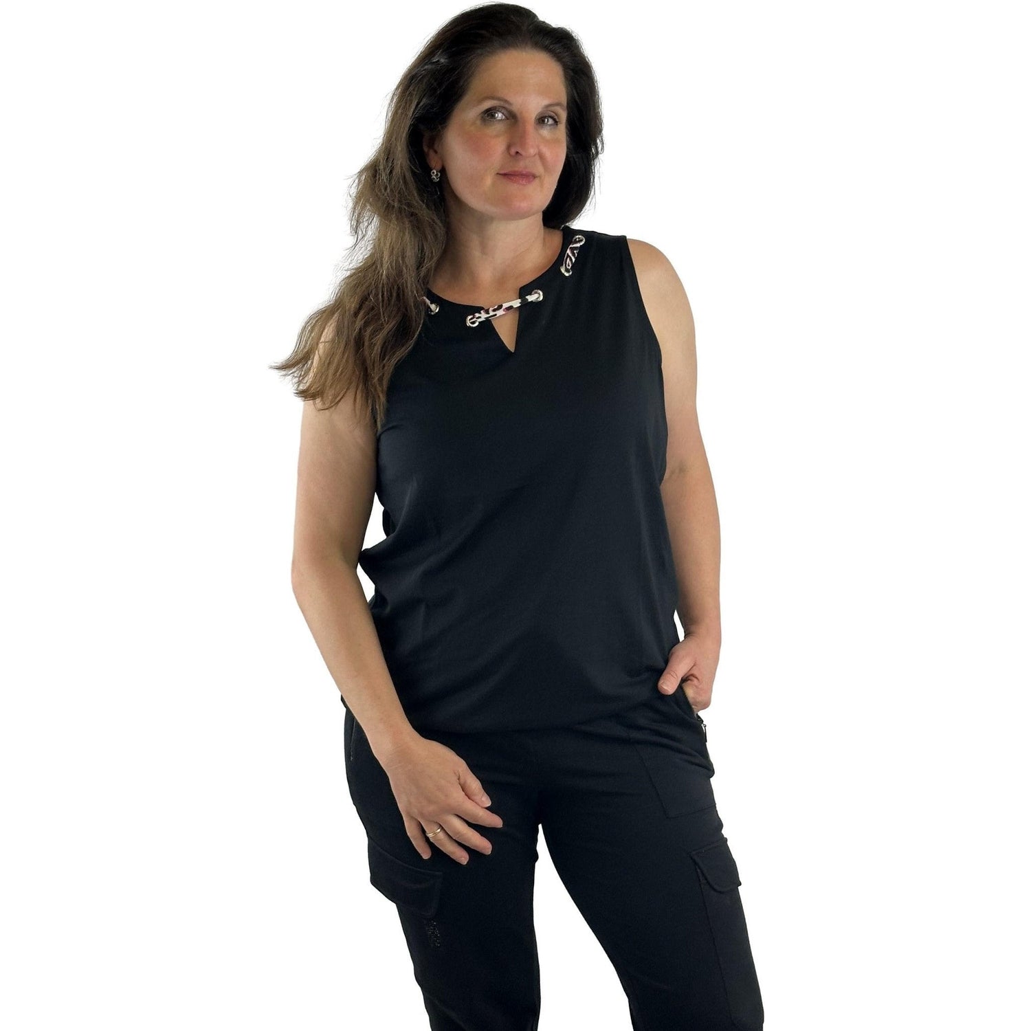 Top mit Zierband. Mode von Cecil. Seidel Moden Onlineshop