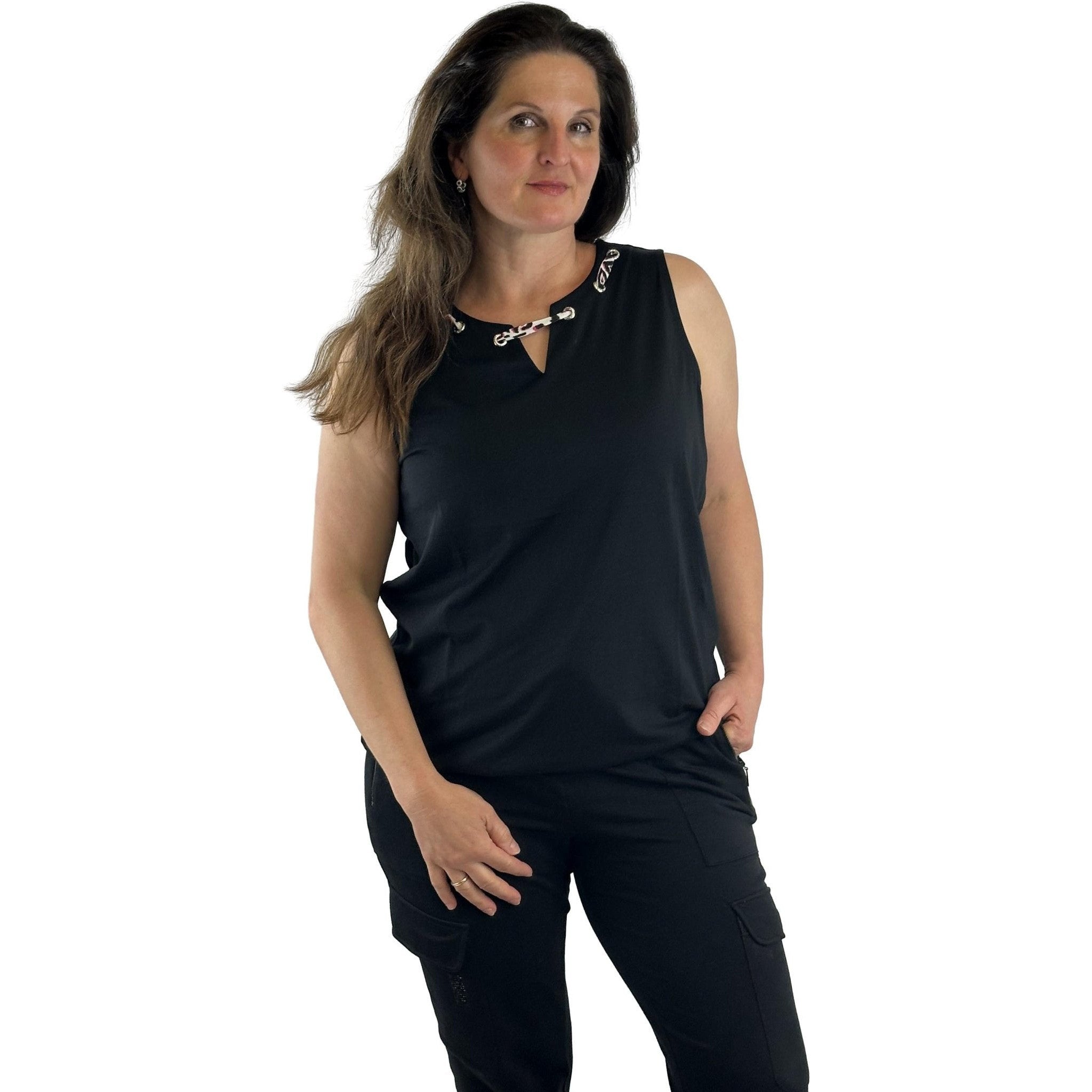 Top mit Zierband. Mode von Cecil. Seidel Moden Onlineshop