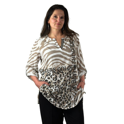 Bluse mit V - Ausschnitt - Mode von Doris Streich