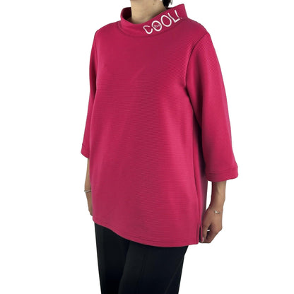 Sweatshirt mit Schriftzug. Mode von Doris Streich. Seidel Moden Onlineshop