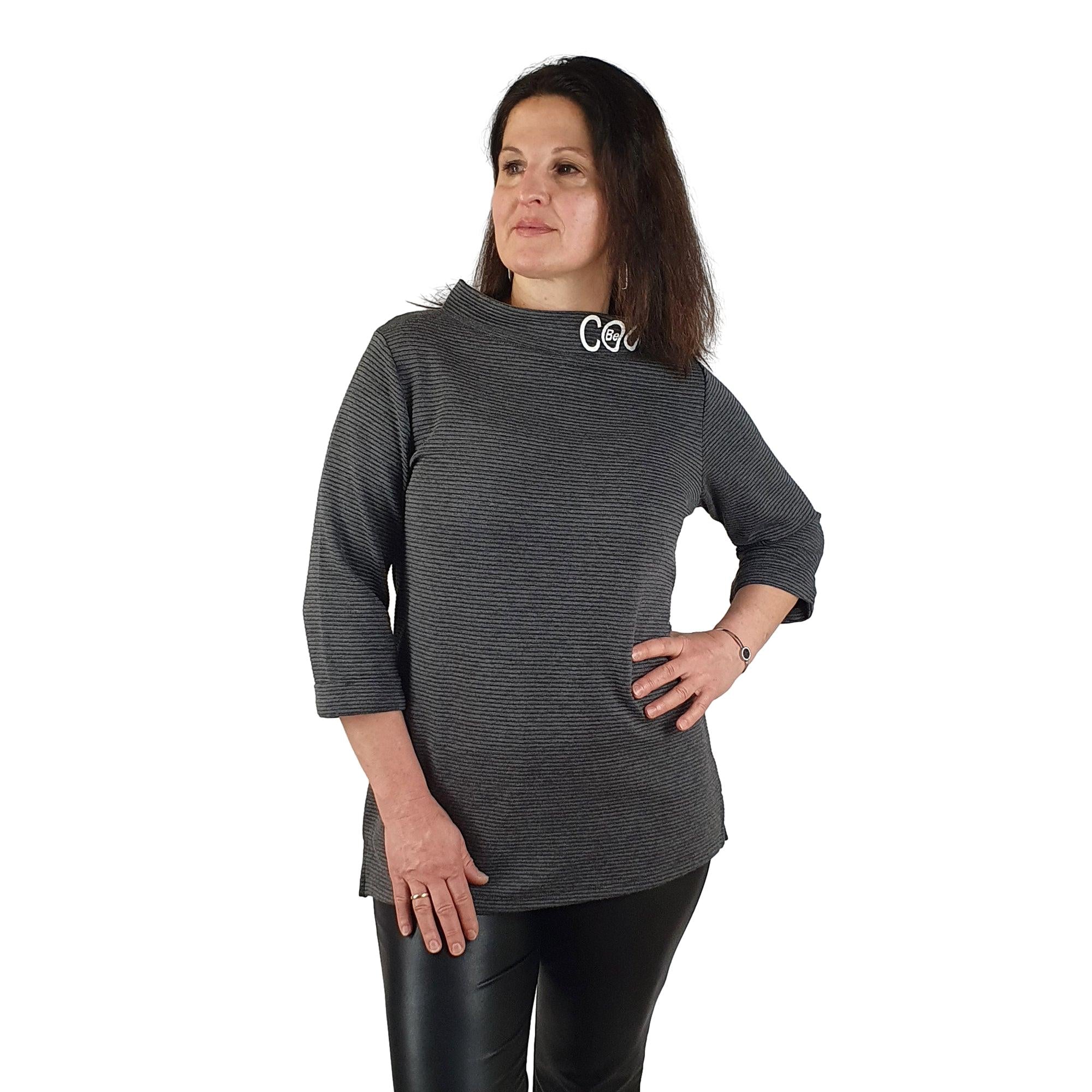 Sweatshirt mit Schriftzug. Mode von Doris Streich. Seidel Moden Onlineshop