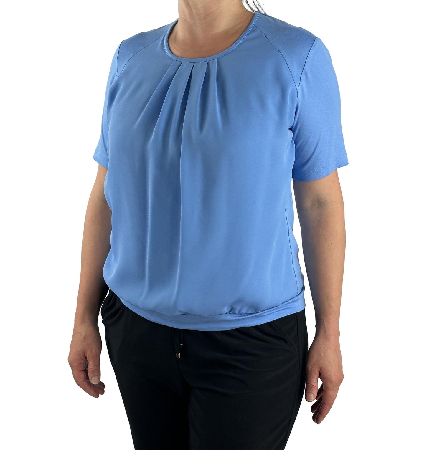Blusenshirt mit Faltenwurf. Mode von Frank Walder. Seidel Moden Onlineshop