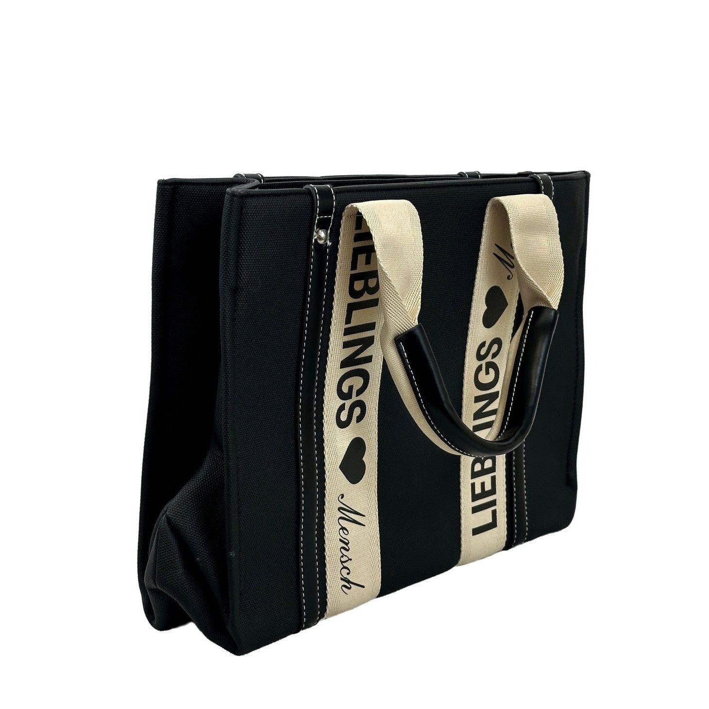 Handtasche mit Schriftzug. Mode von Cassandra. Seidel Moden Onlineshop