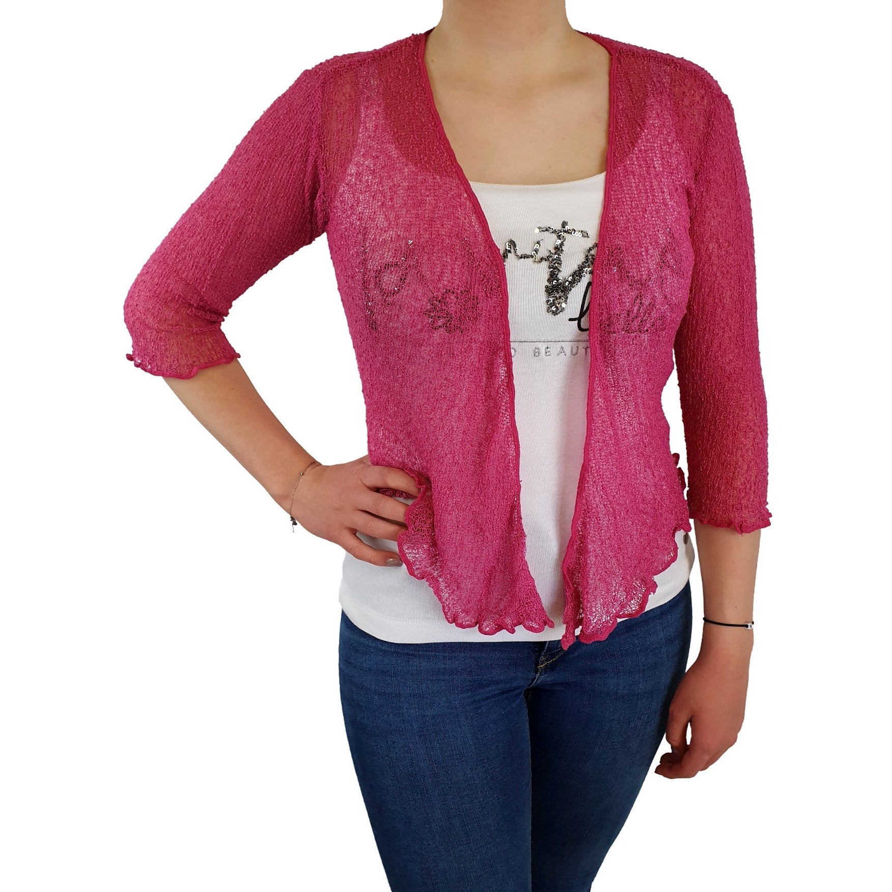 Häkel-Bolero One Size. Mode von ikat. Seidel Moden Onlineshop
