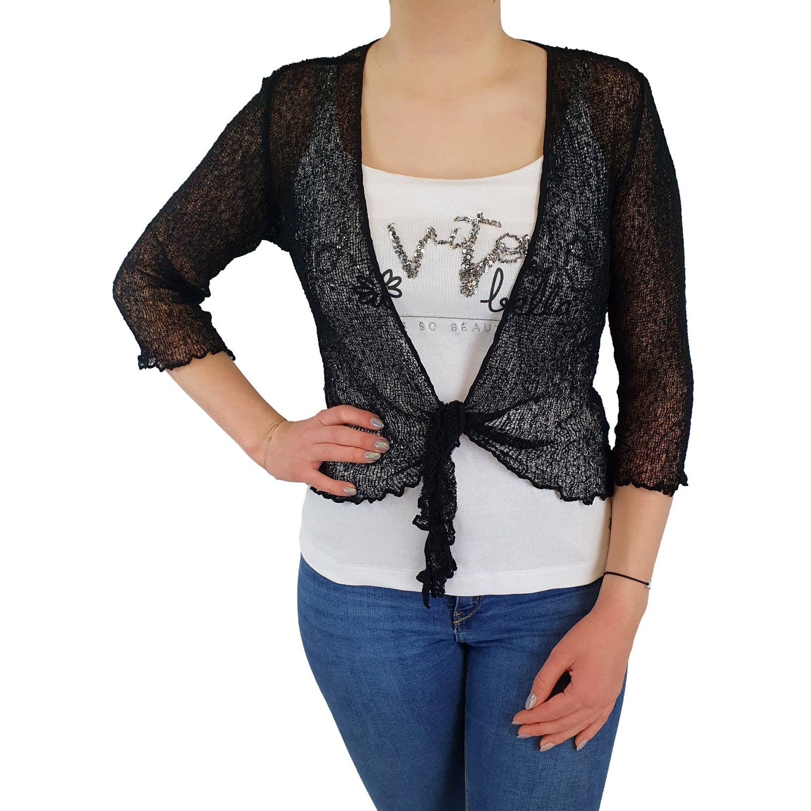 Häkel-Bolero One Size. Mode von ikat. Seidel Moden Onlineshop