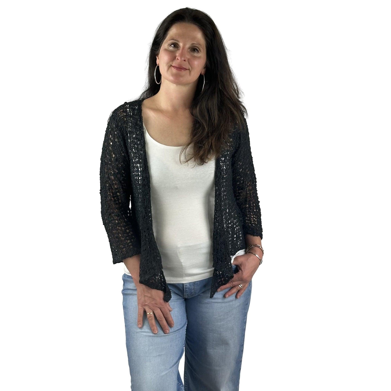Häckelbolero. Mode von ikat. Seidel Moden Onlineshop