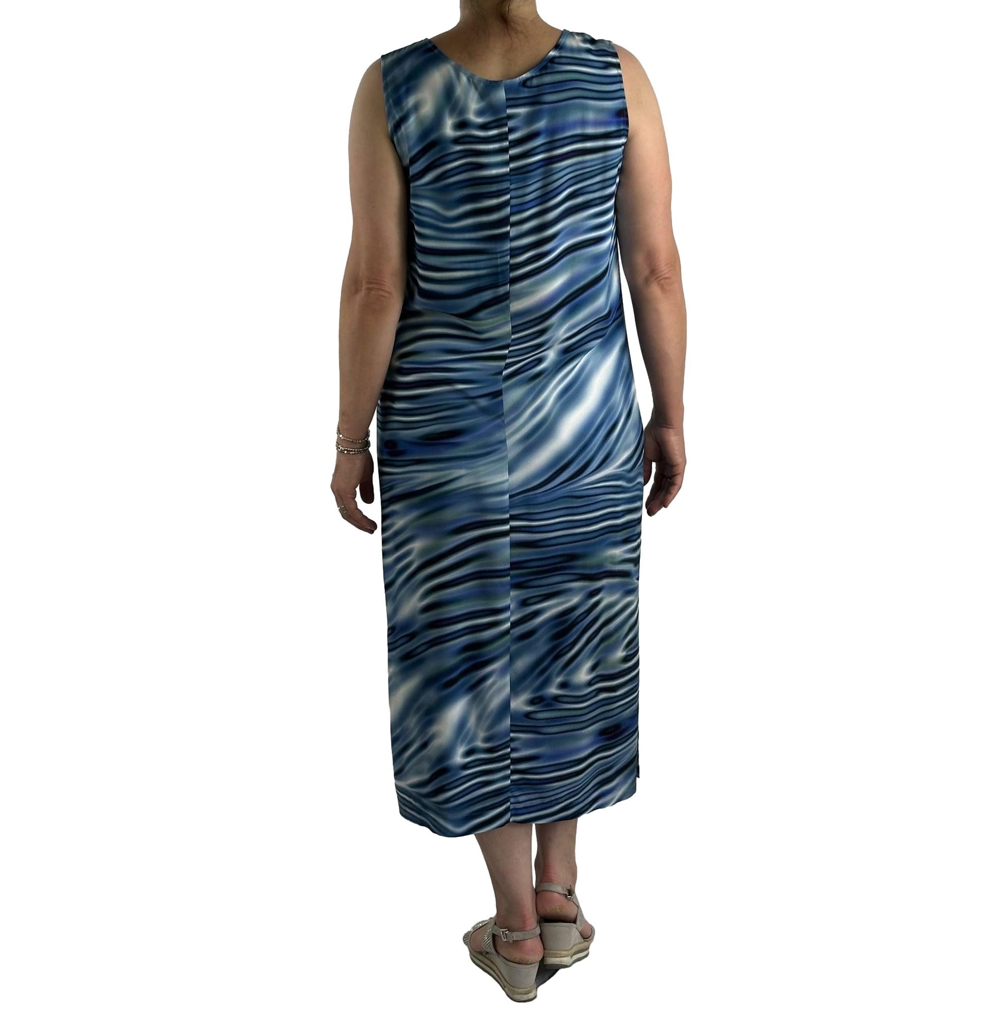 Kleid lang und geschlitzt. Mode von Seidel. Seidel Moden Onlineshop