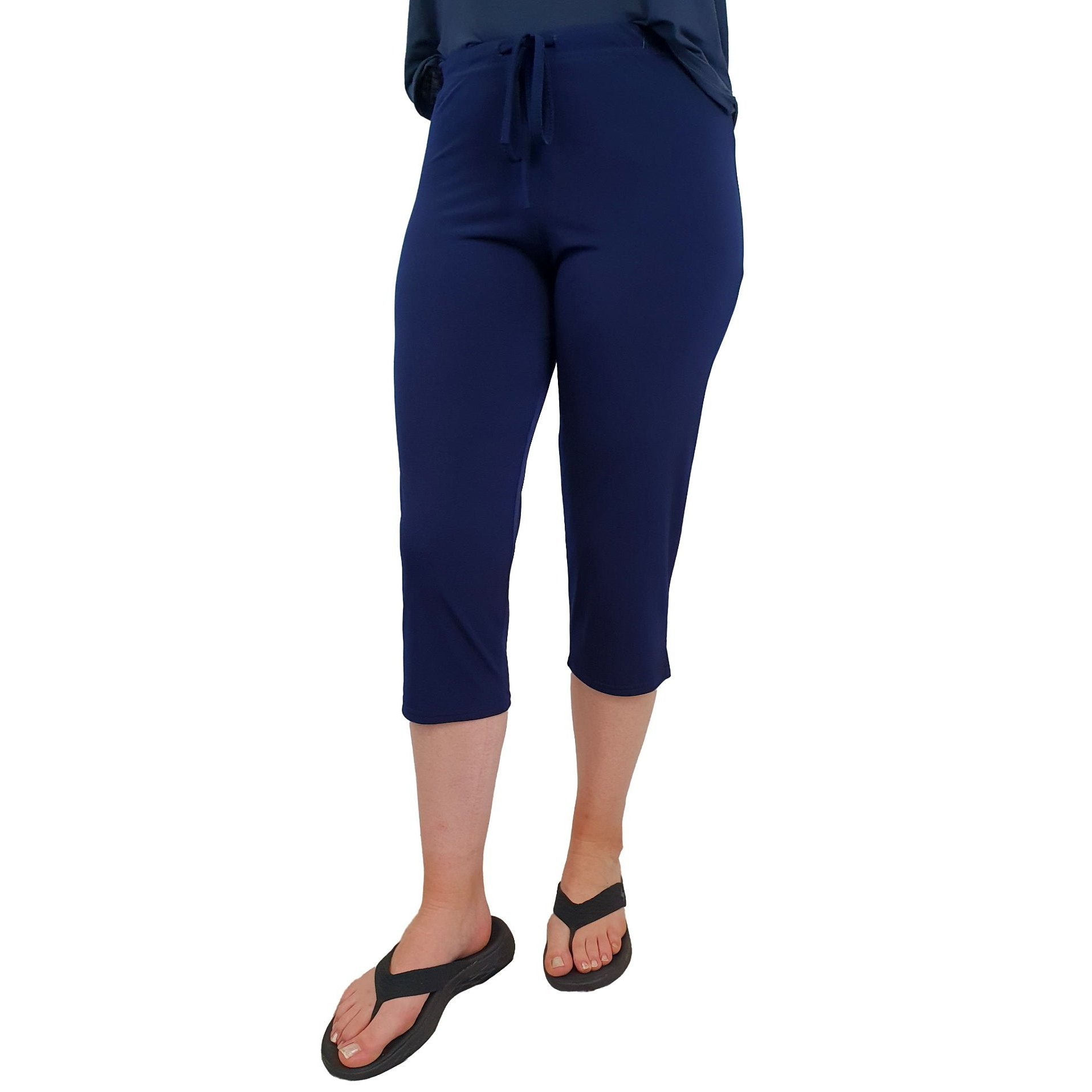 3/4 Hose mit Schlupfbund und Seitenschlitz. Mode von Marinello. Seidel Moden Onlineshop