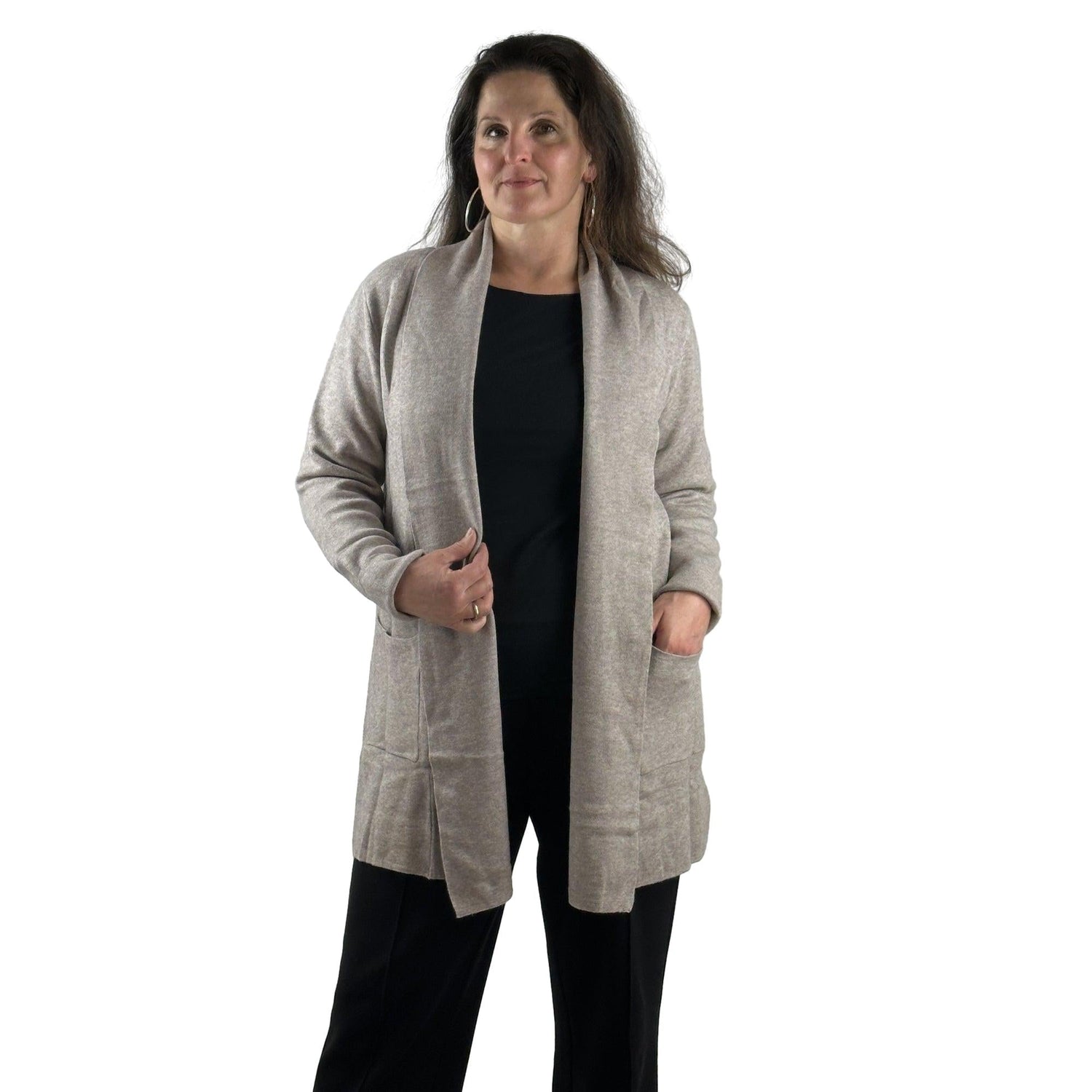 Strickjacke mit Schalkragen - Mode von Marinello