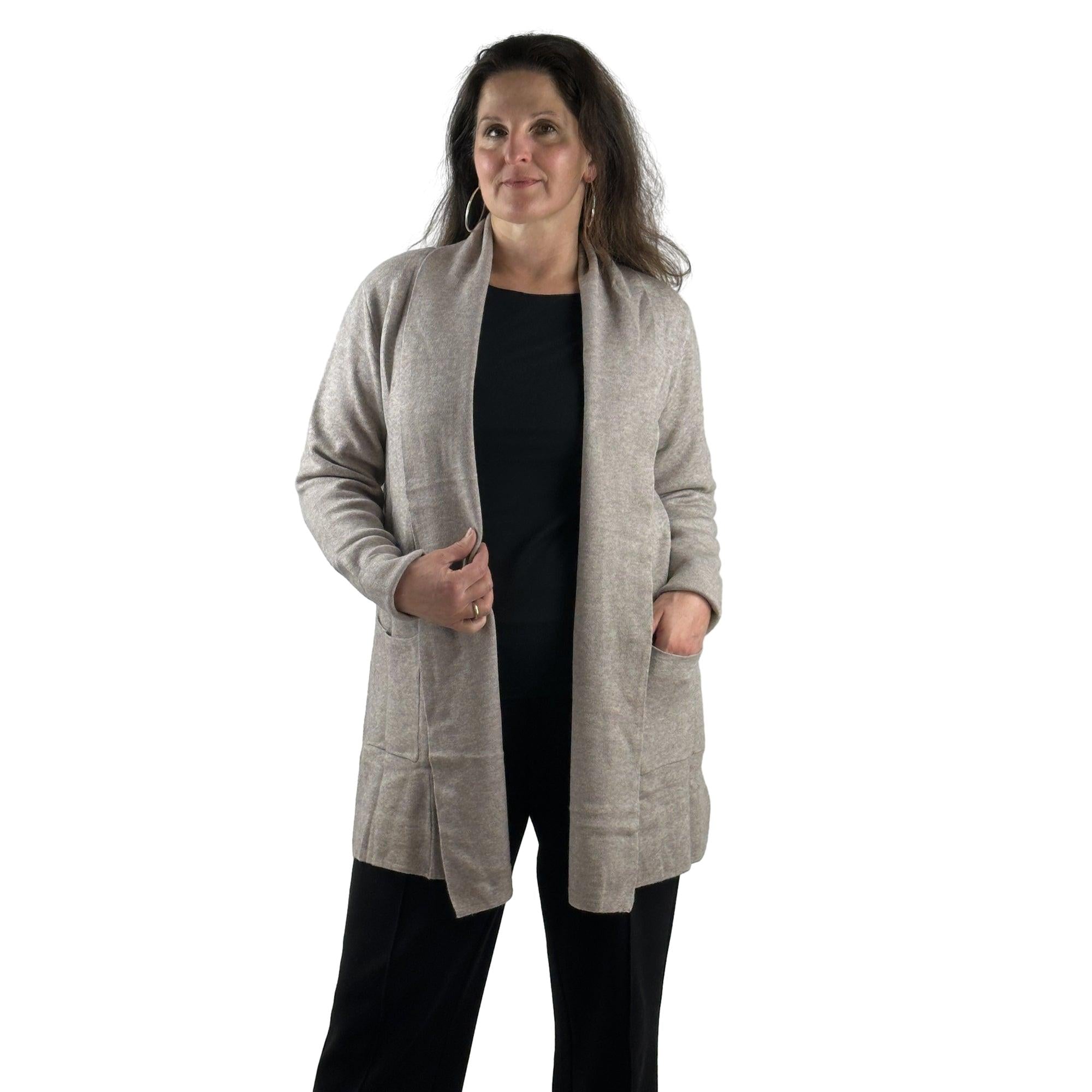 Strickjacke mit Schalkragen. Mode von Marinello. Seidel Moden Onlineshop