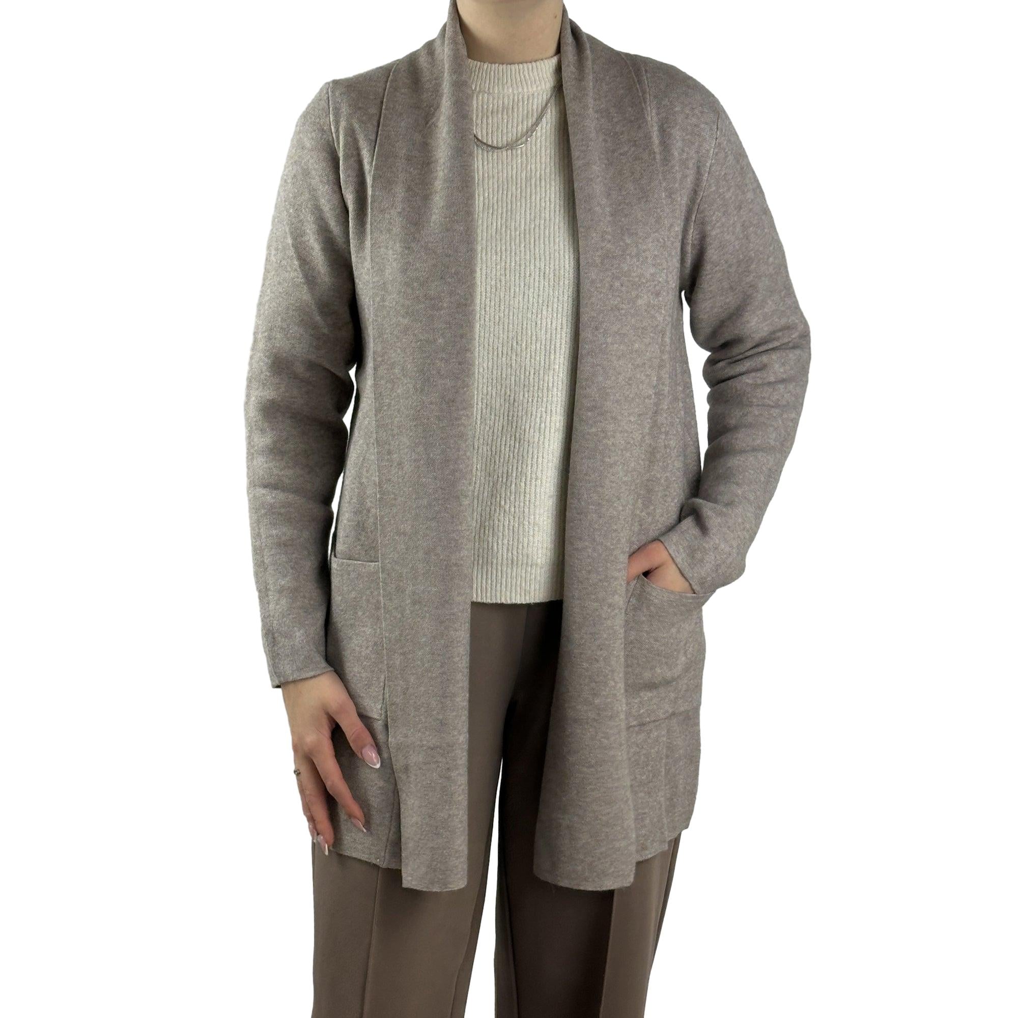 Strickjacke mit Schalkragen. Mode von Marinello. Seidel Moden Onlineshop