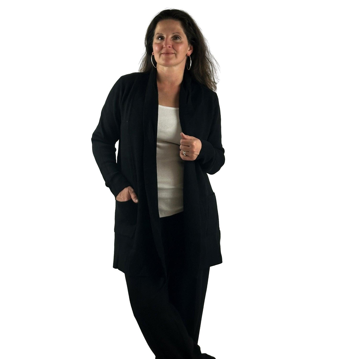 Strickjacke mit Schalkragen - Mode von Marinello