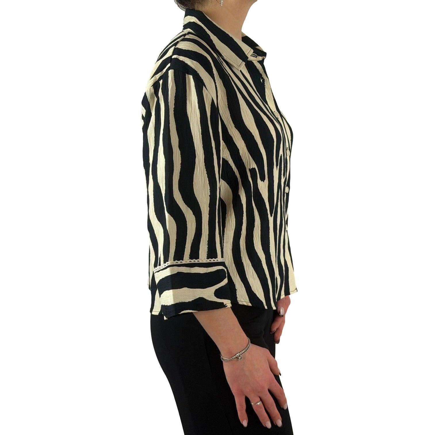 Bluse mit Allover - Print - Mode von MICHA