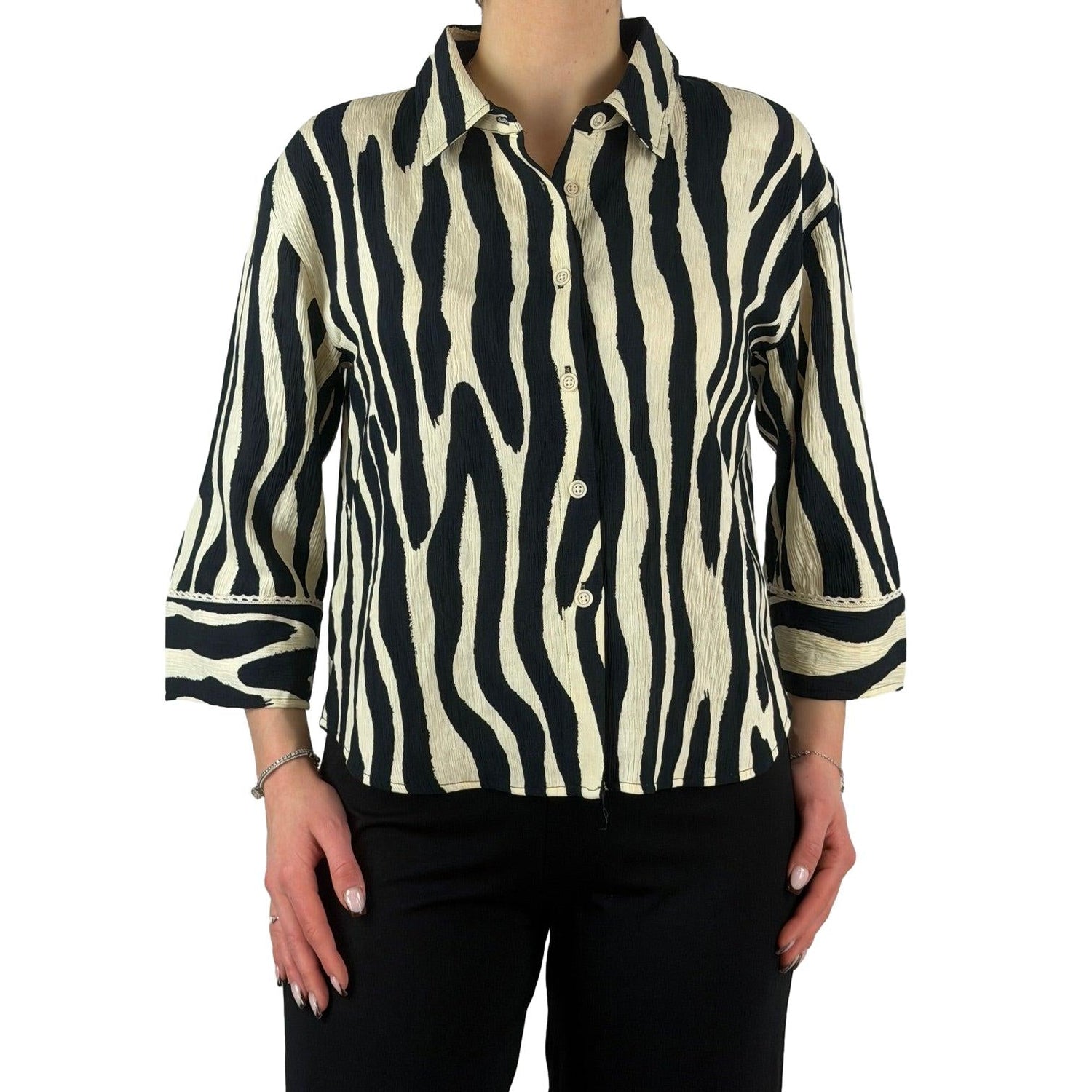 Bluse mit Allover - Print - Mode von MICHA