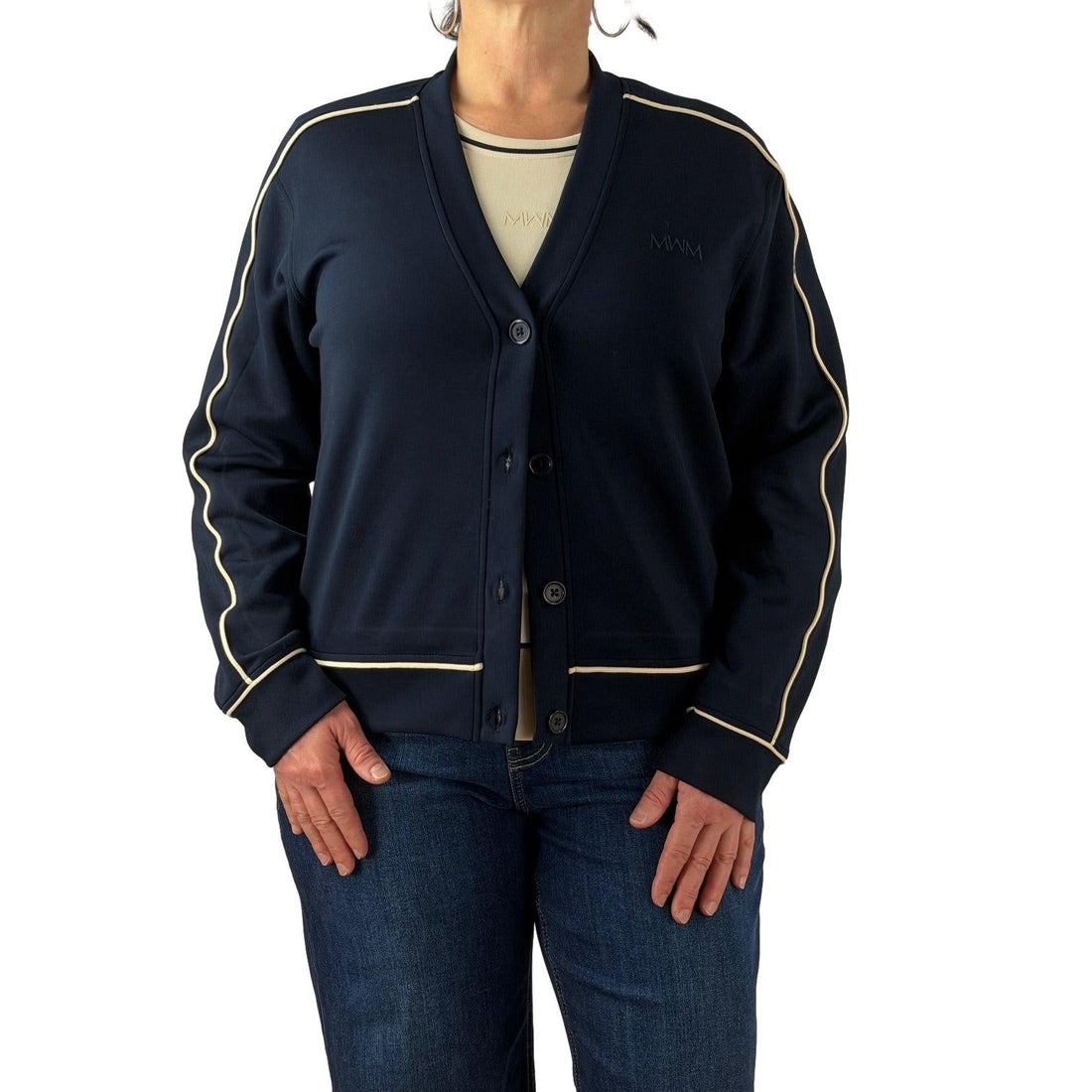 Sweatjacke mit Knöpfen - Mode von MICHA