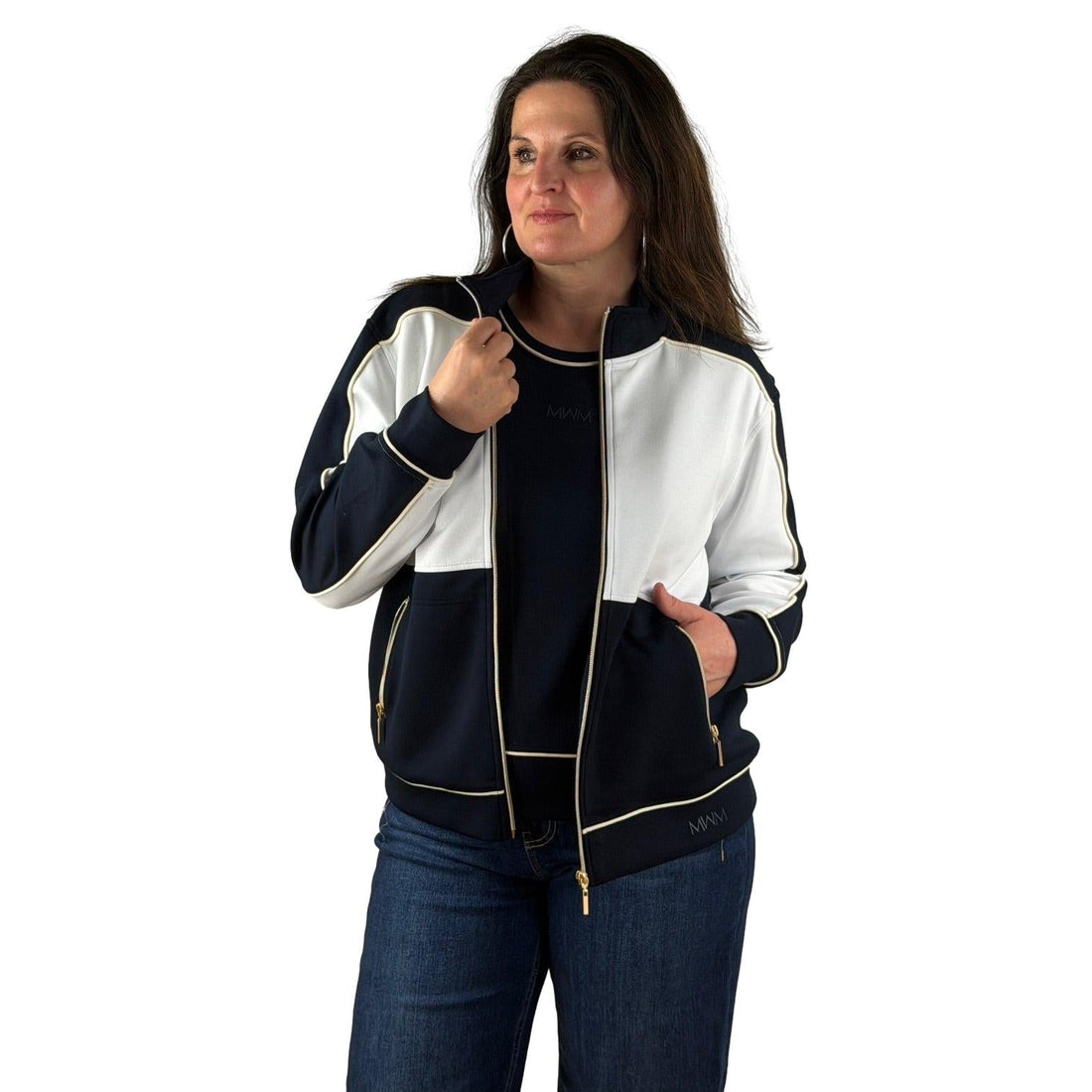 Sweatjacke mit Stehkragen - Mode von MICHA