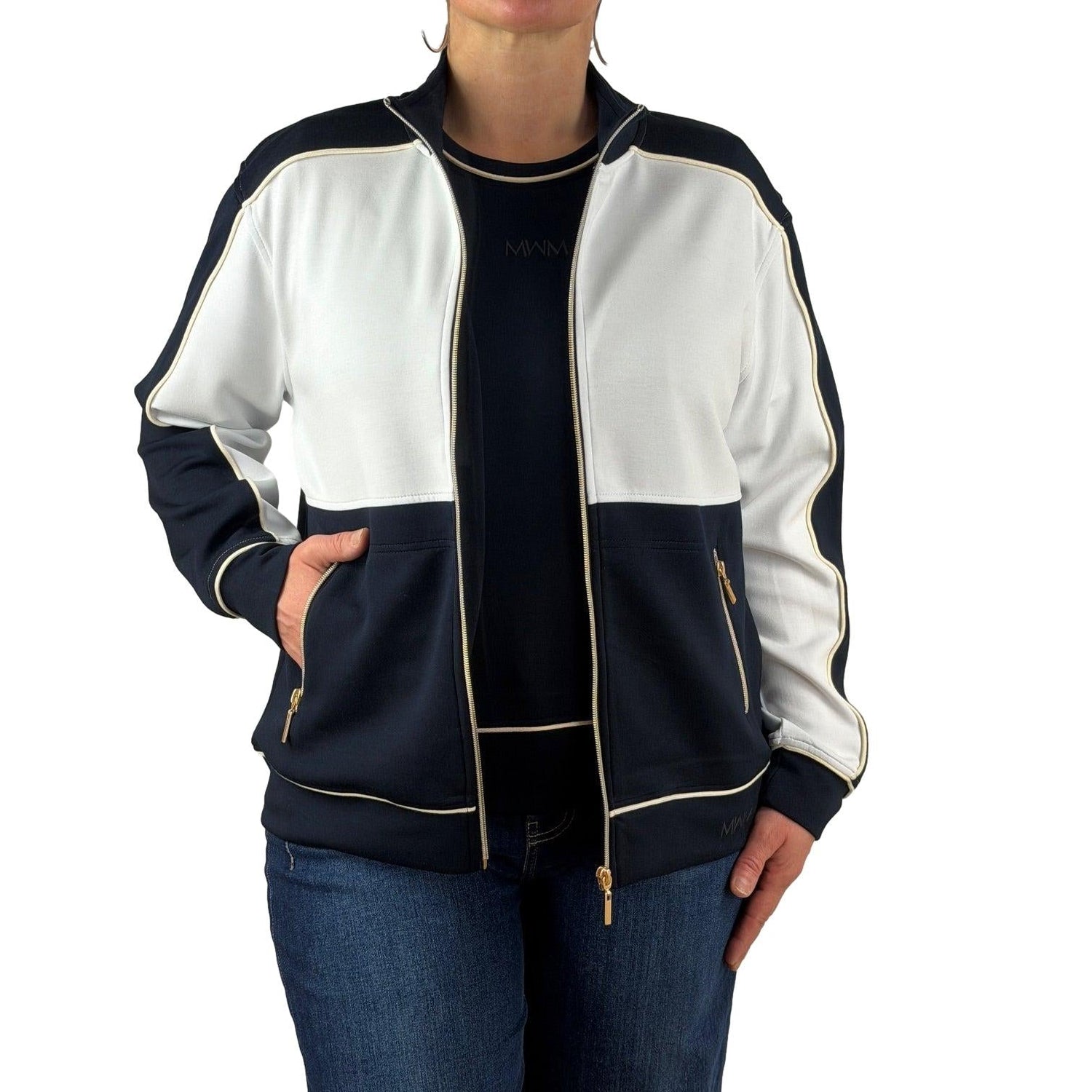 Sweatjacke mit Stehkragen - Mode von MICHA