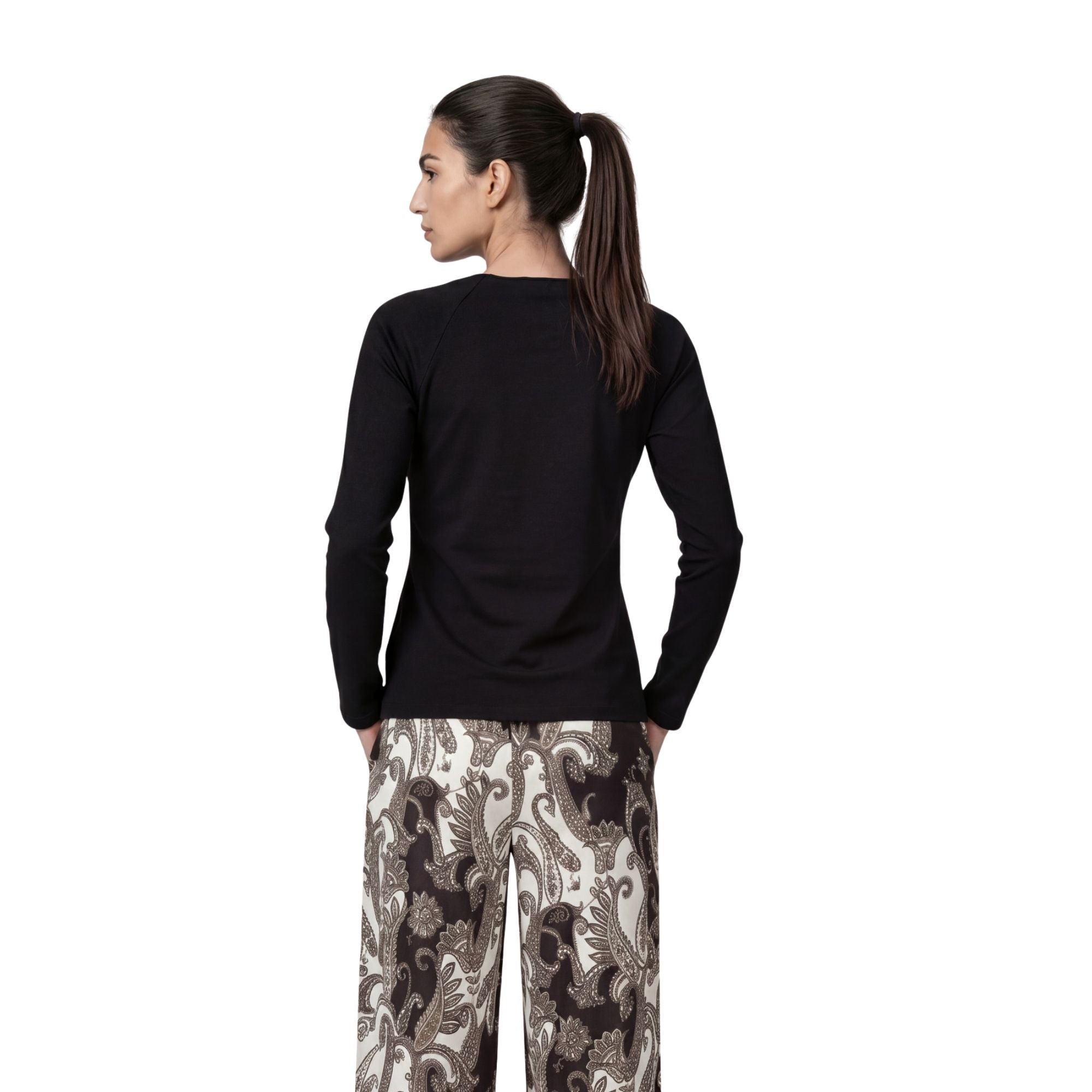 Basic-Langarmshirt - Mode von Monari