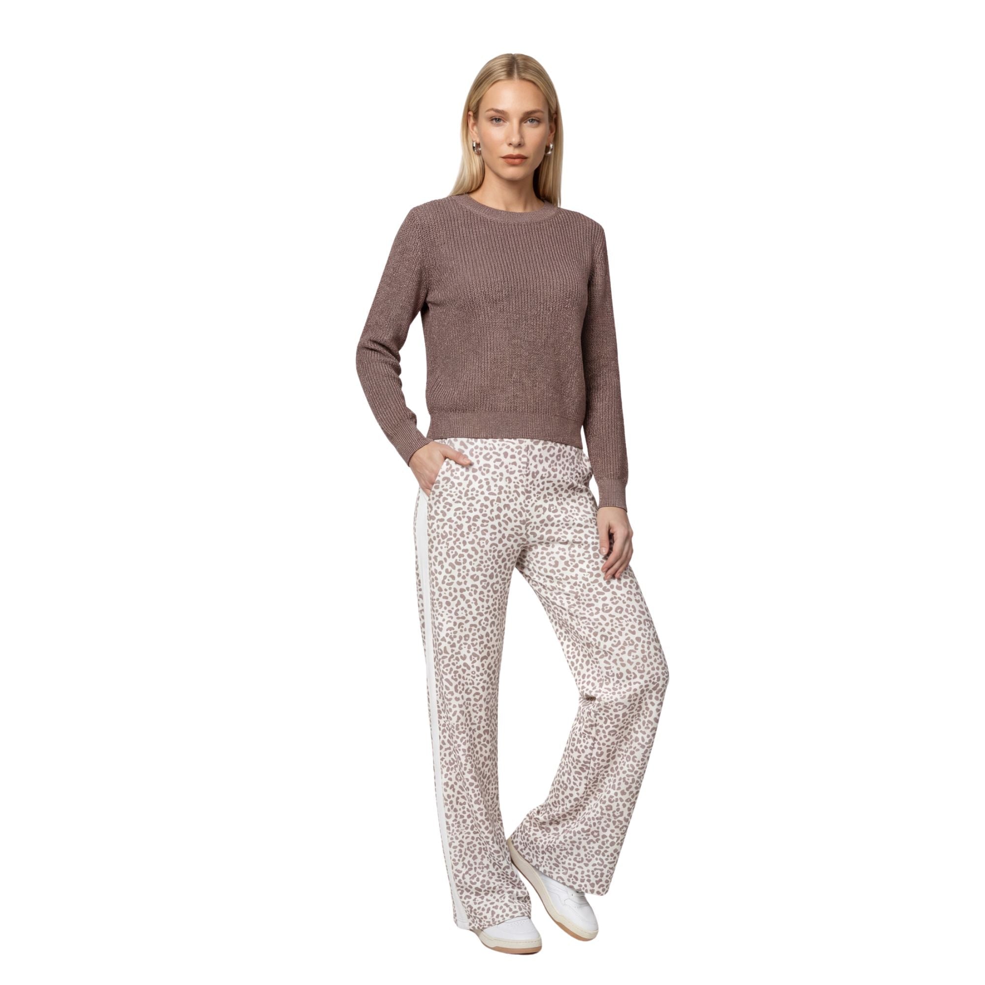 Basic-Strickpullover mit Lurex - Mode von Monari
