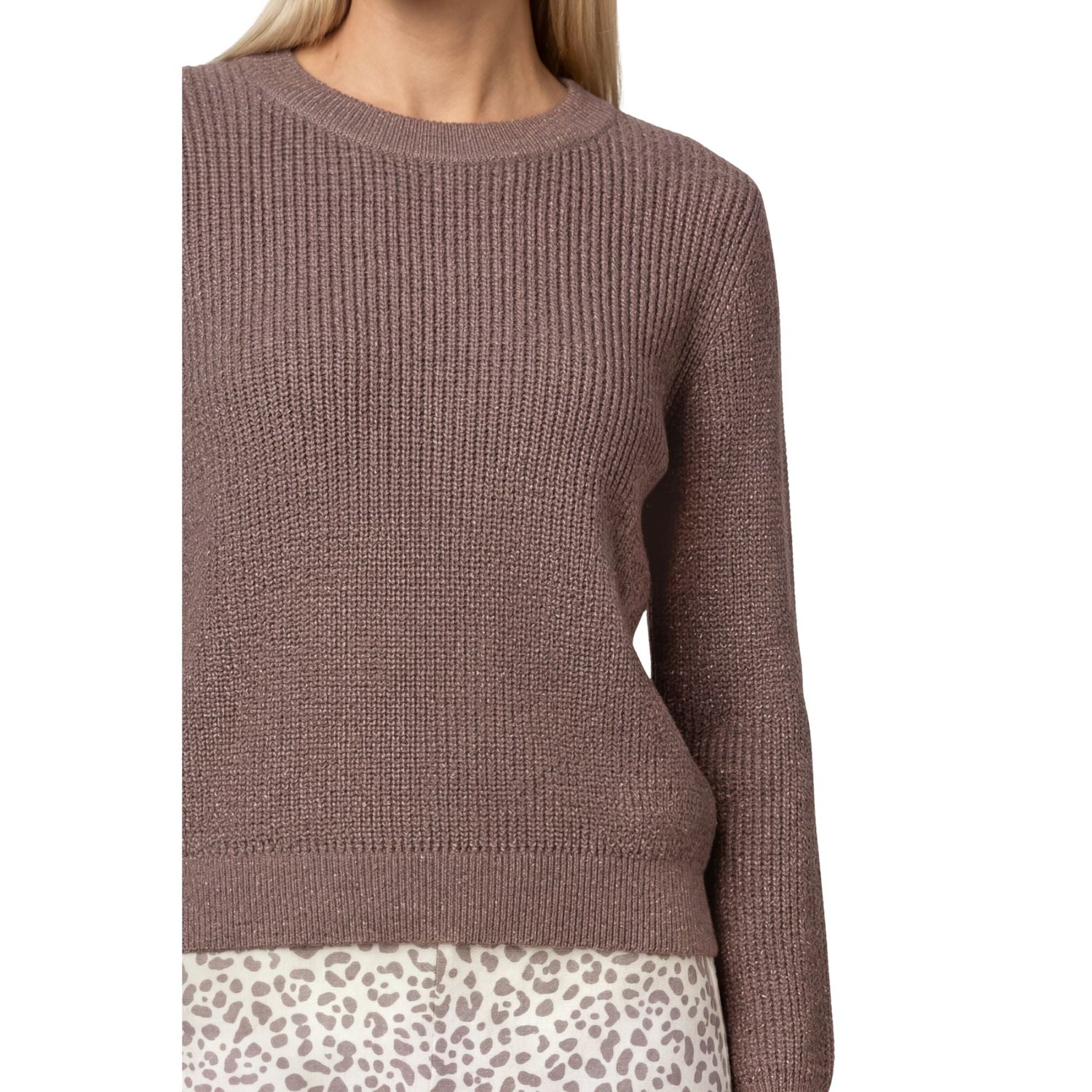 Basic-Strickpullover mit Lurex - Mode von Monari