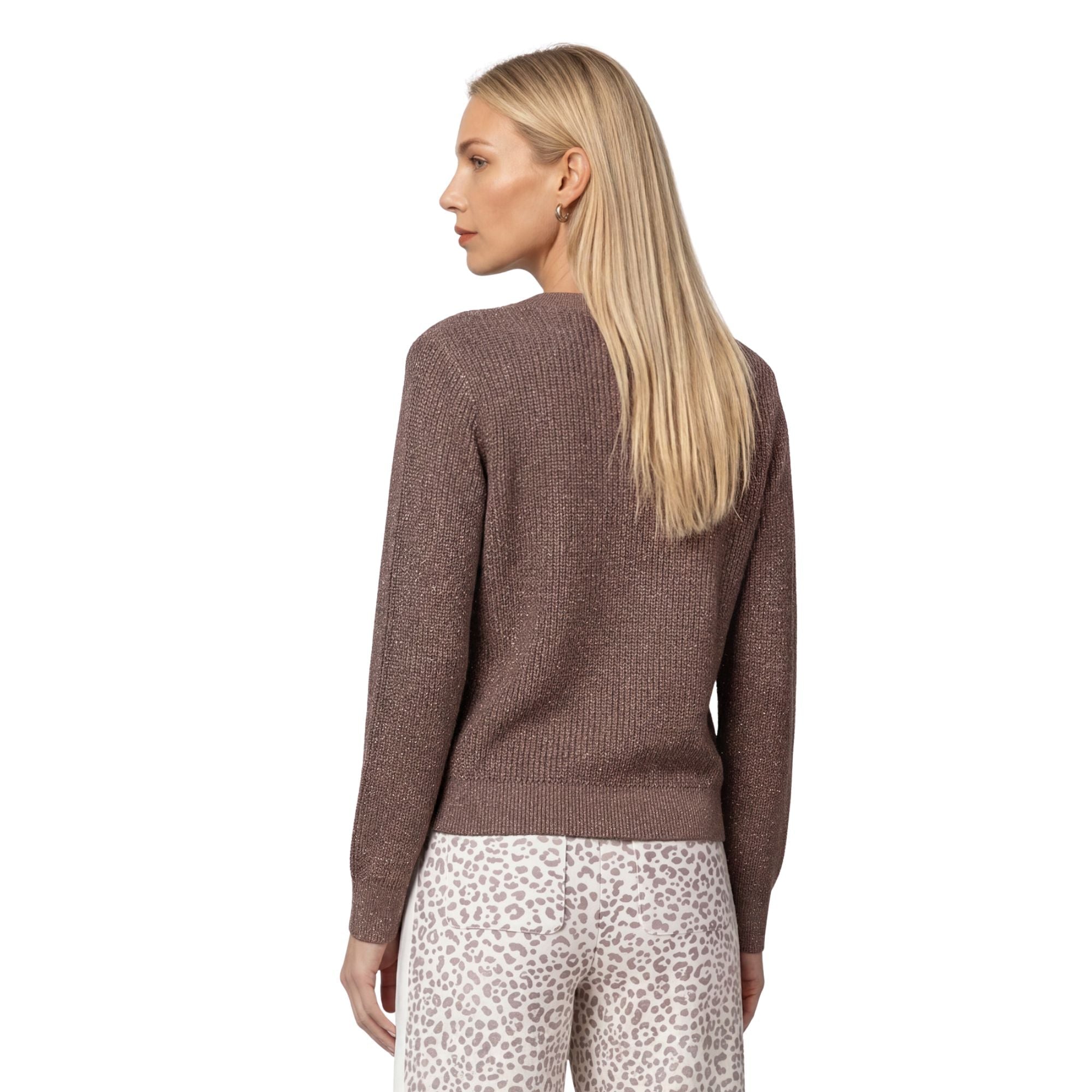 Basic-Strickpullover mit Lurex - Mode von Monari