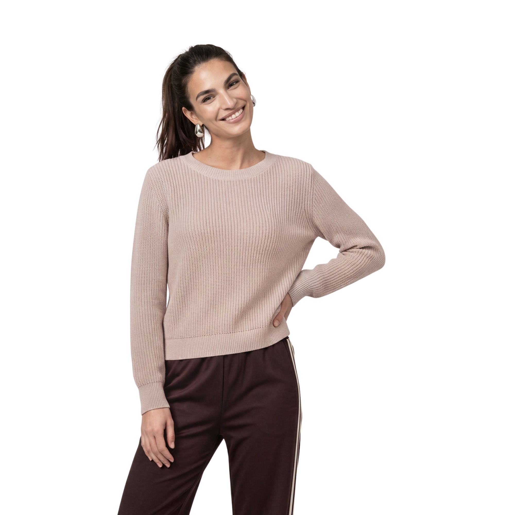 Basic-Strickpullover mit Lurex - Mode von Monari