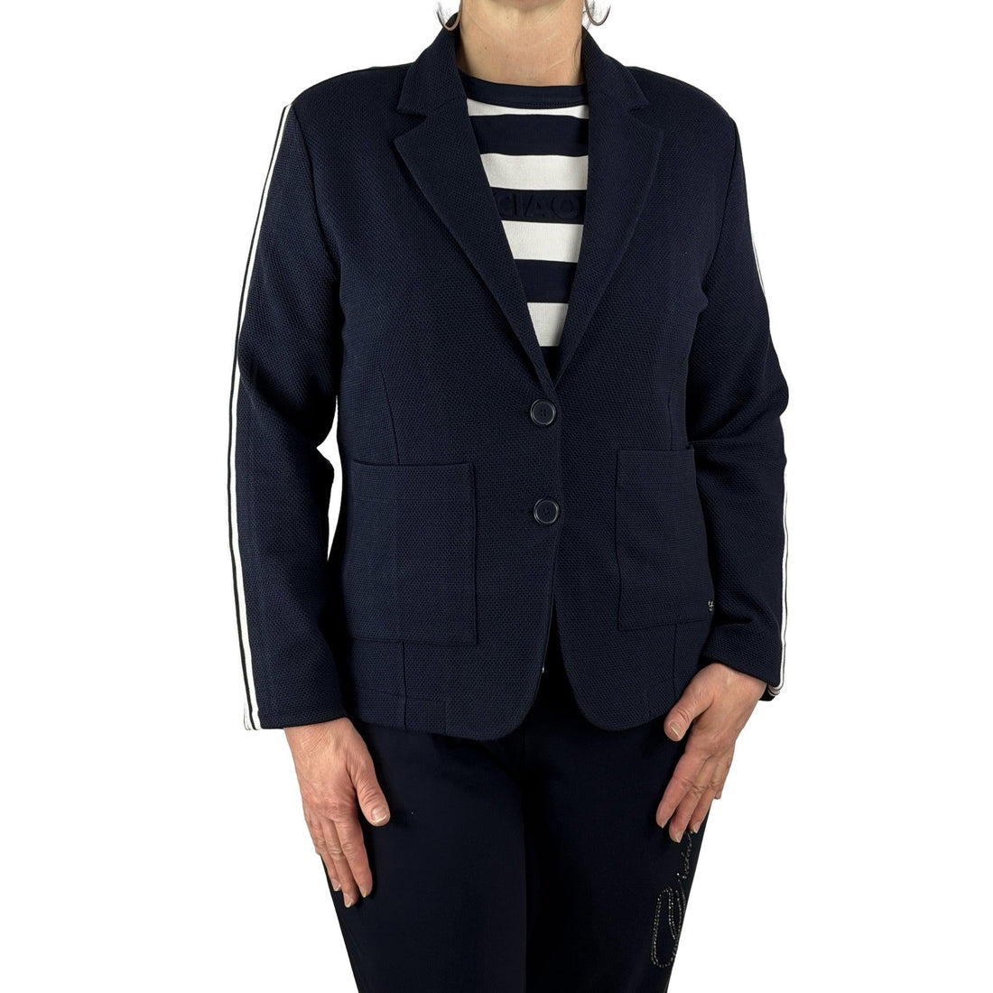 Blazer mit Galonstreifen - Mode von Monari
