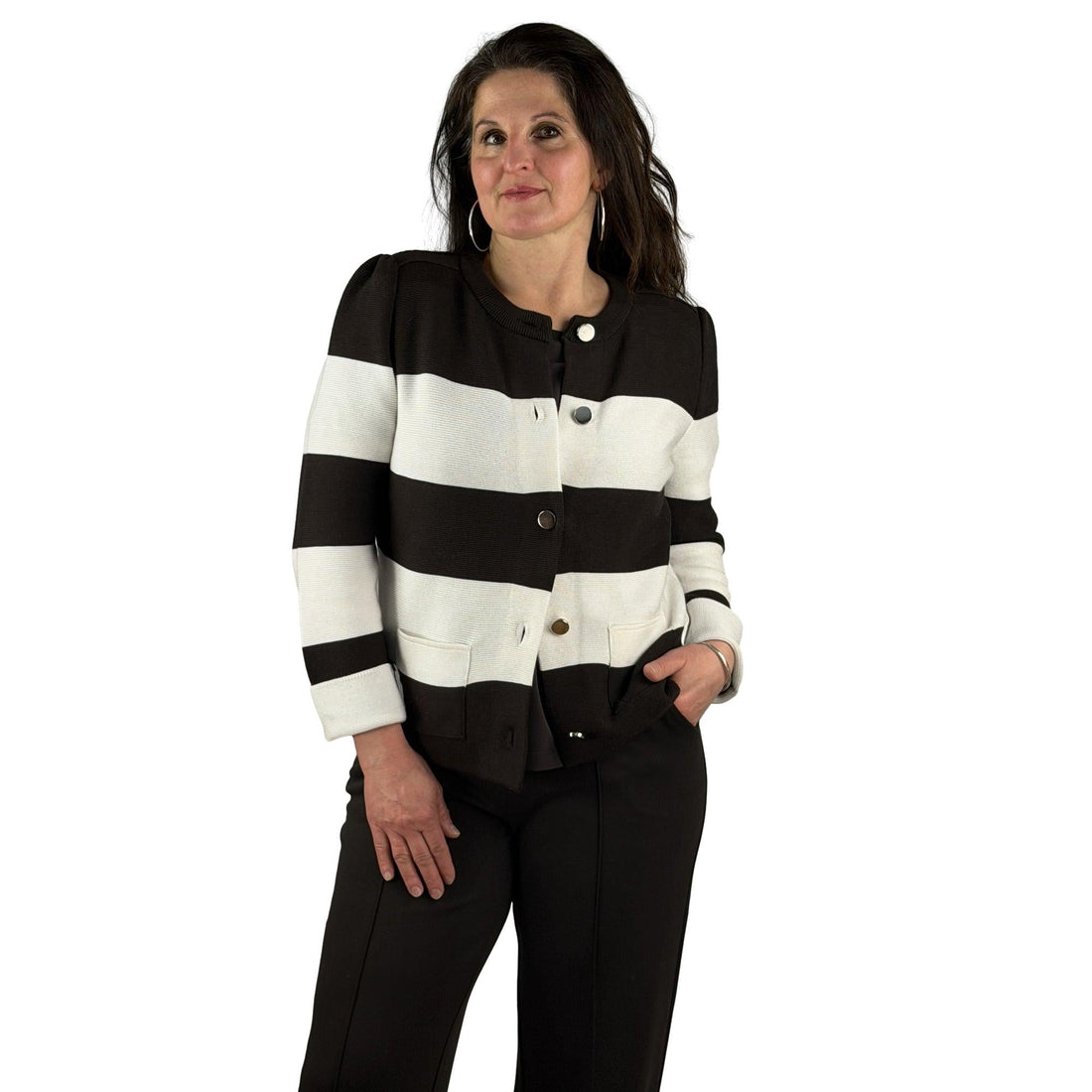 Blazer mit Streifen - Mode von Monari