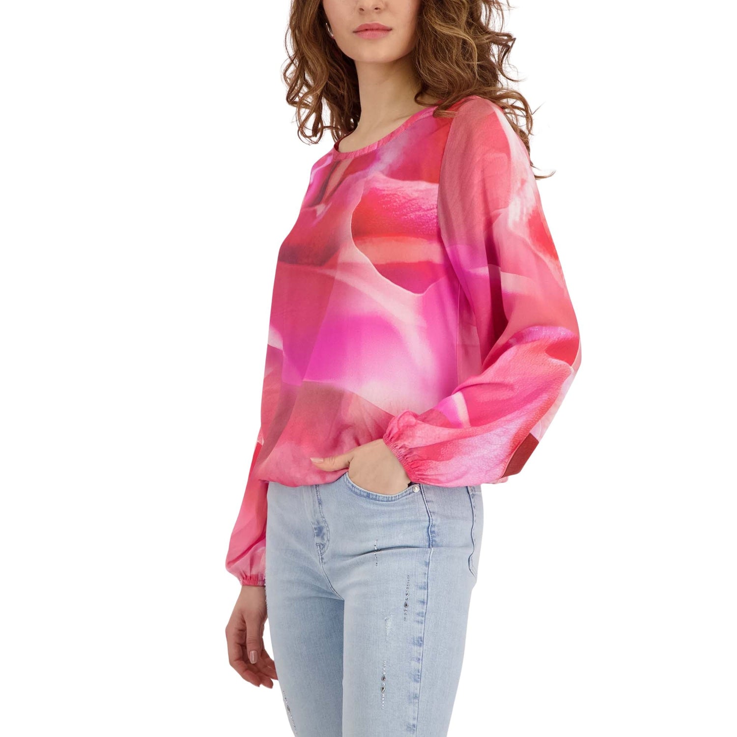 Bluse mit Allover-Print - Mode von Monari