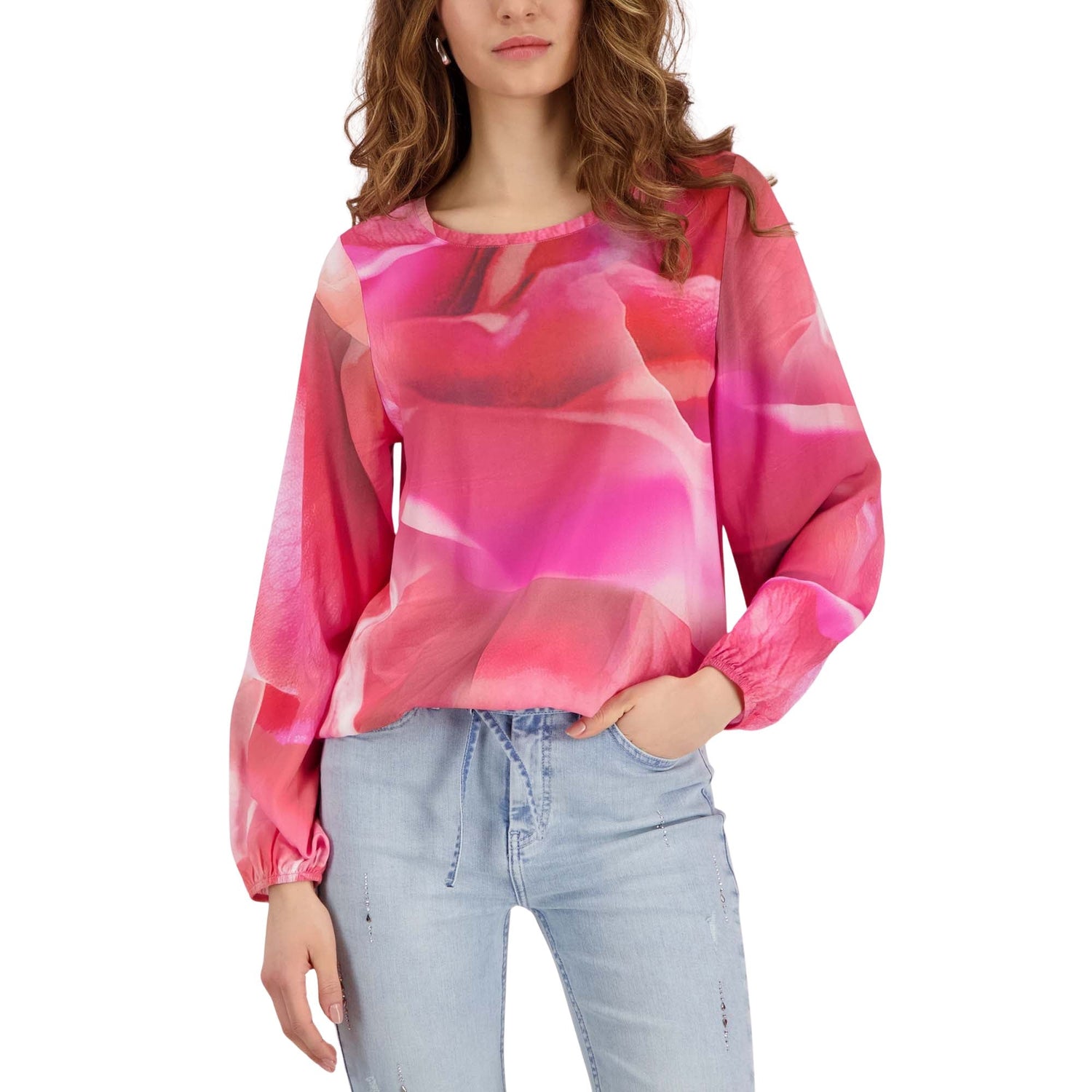 Bluse mit Allover-Print - Mode von Monari
