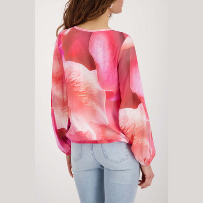 Bluse mit Allover - Print - Mode von Monari