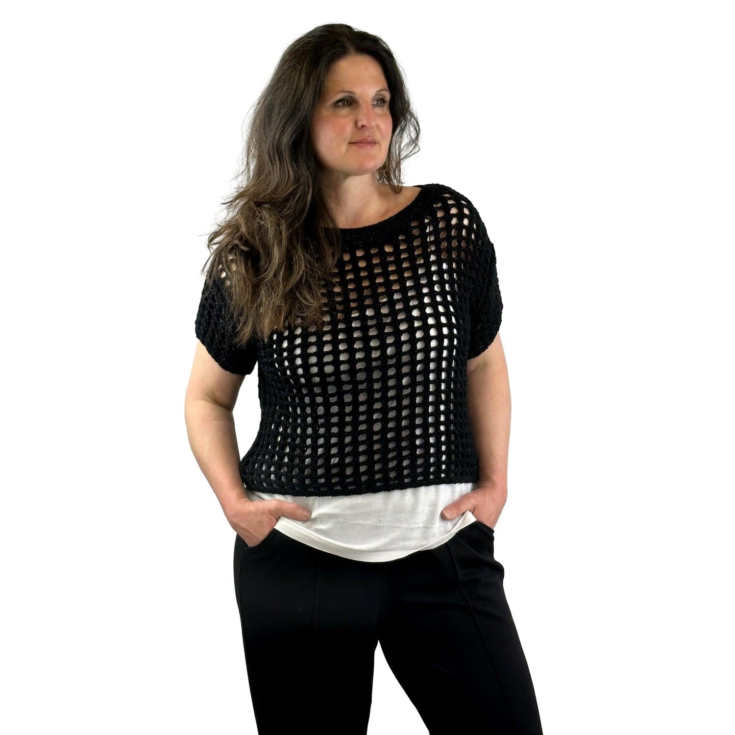 Häkelpullunder. Mode von Monari. Seidel Moden Onlineshop