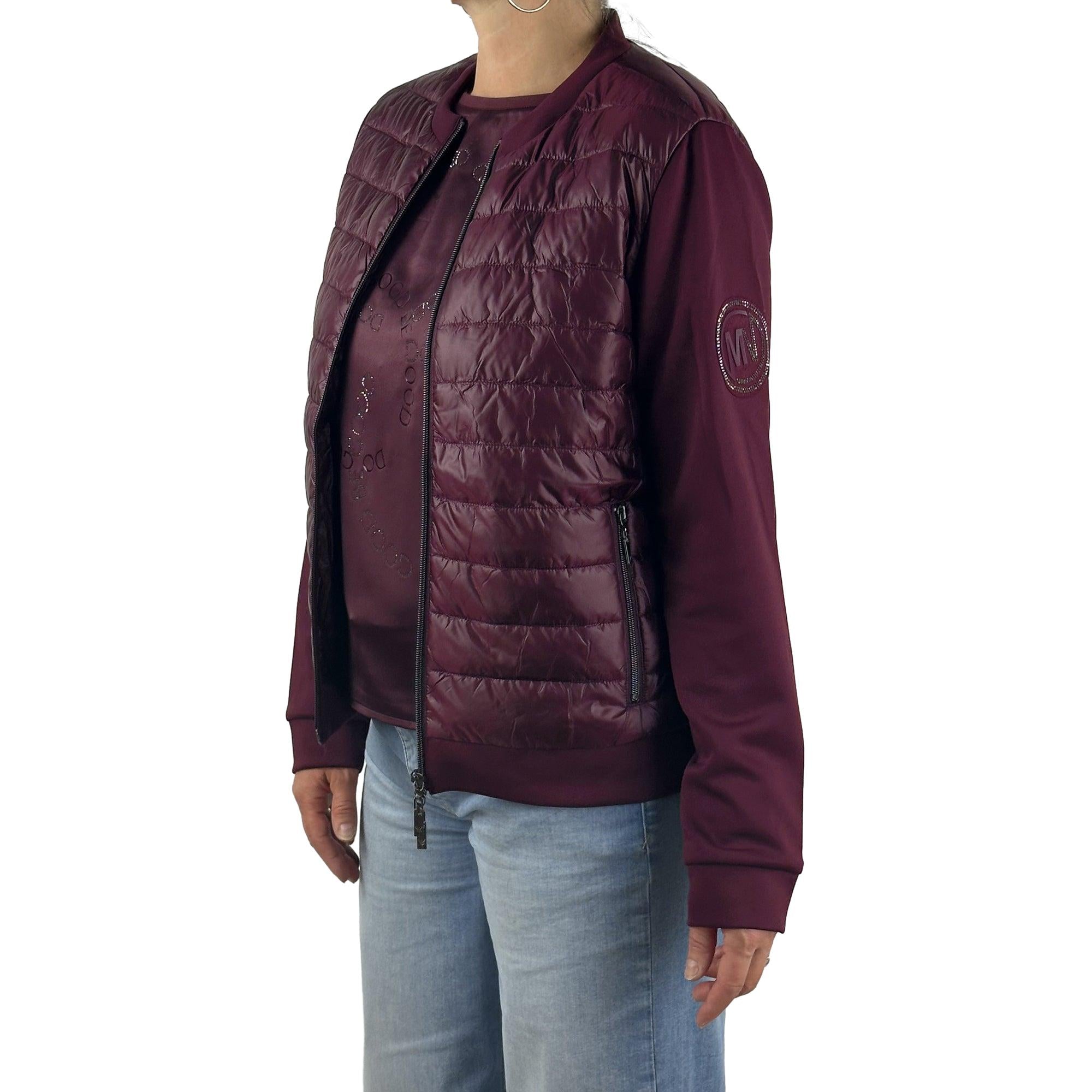 Jacke mit Materialmix. Mode von Monari. Seidel Moden Onlineshop