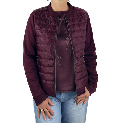 Jacke mit Materialmix. Mode von Monari. Seidel Moden Onlineshop