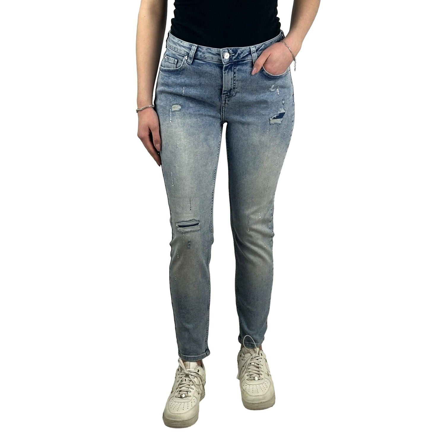 Jeans mit Strass. Mode von Monari. Seidel Moden Onlineshop
