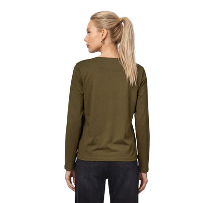 Langarmshirt mit Schmuckdetails - Mode von Monari