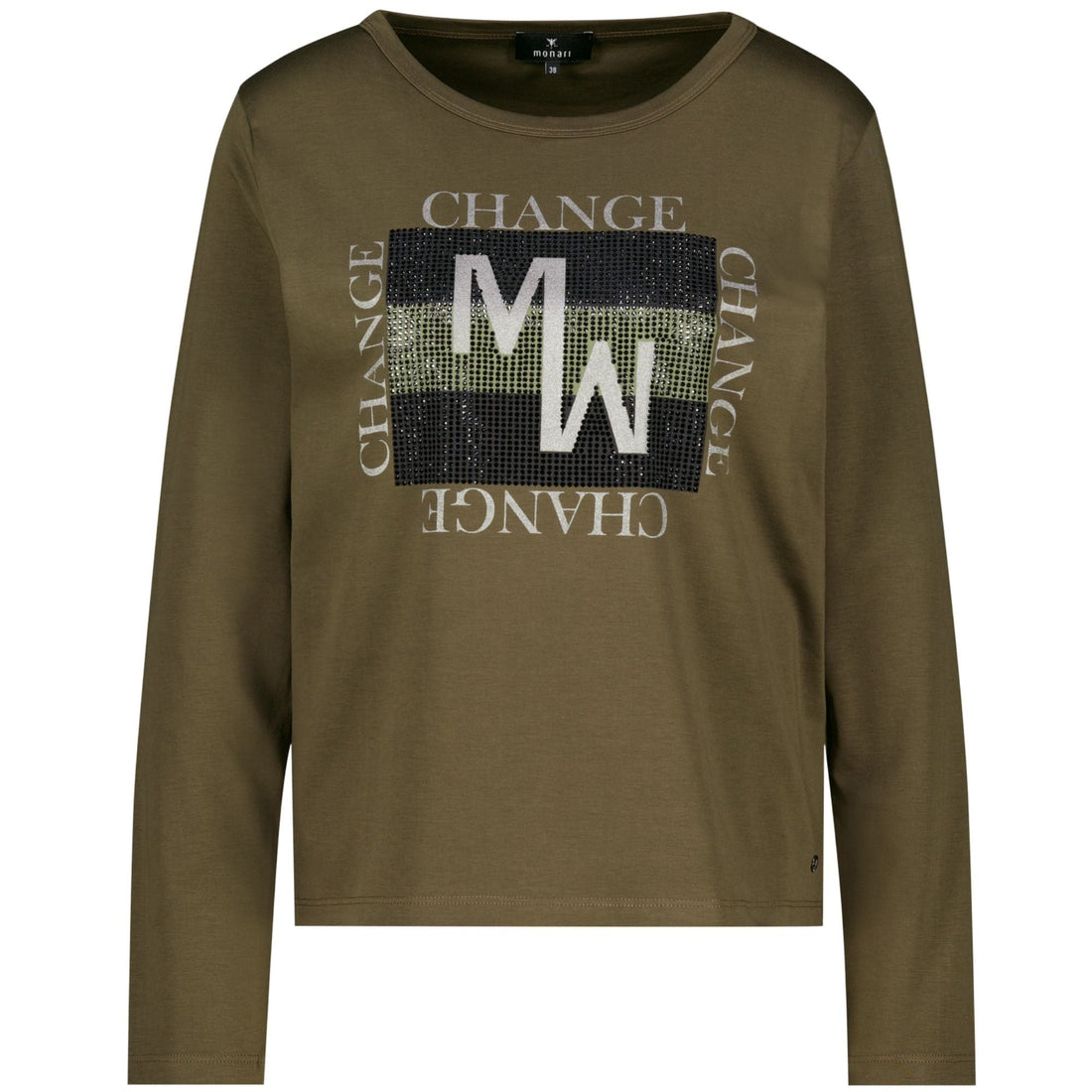 Langarmshirt mit Schmuckdetails - Mode von Monari