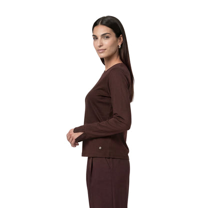 Langarmshirt mit Strassdetails - Mode von Monari