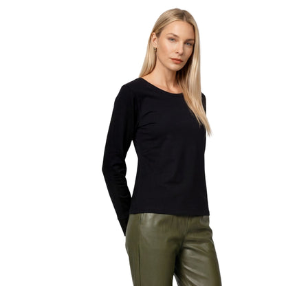 Langarmshirt mit Strassdetails - Mode von Monari