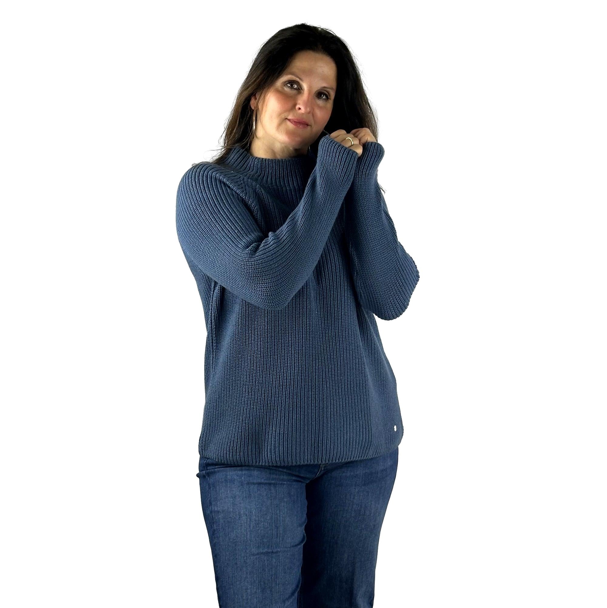 Pullover mit angeschnittenem Kragen. Mode von Monari. Seidel Moden Onlineshop