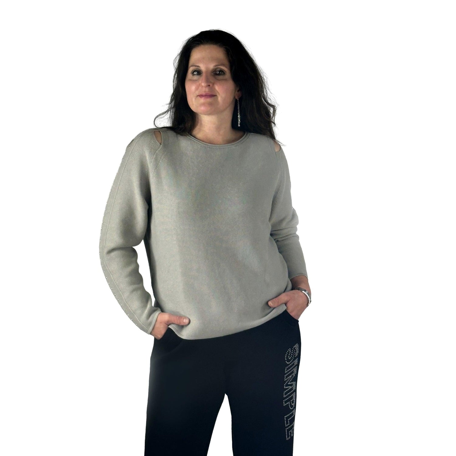 Pullover mit Cut-Out. Mode von Monari. Seidel Moden Onlineshop