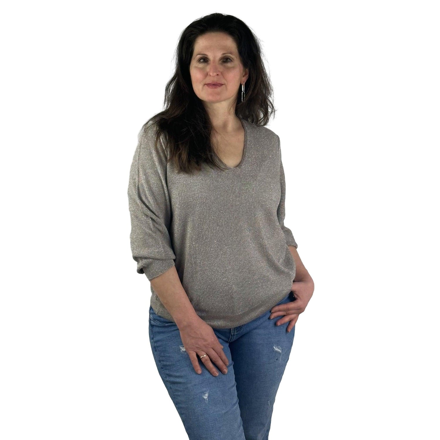 Pullover mit Lurex. Mode von Monari. Seidel Moden Onlineshop