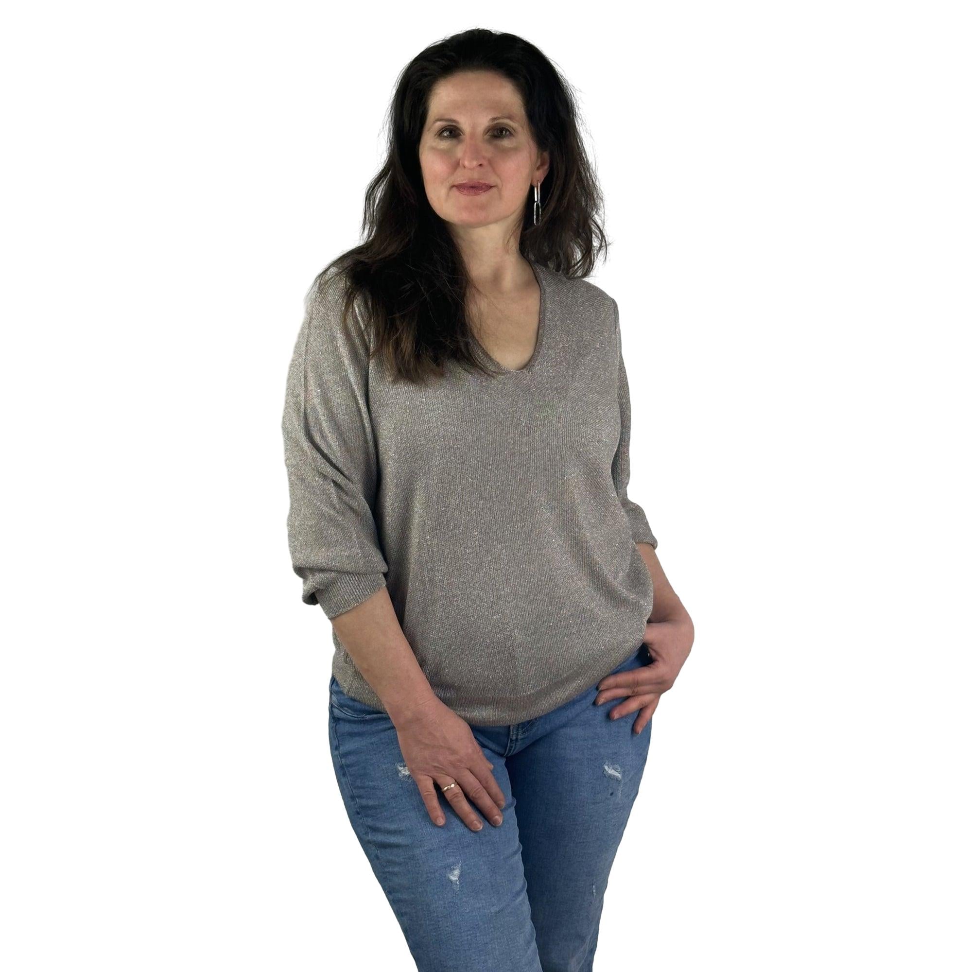Pullover mit Lurex. Mode von Monari. Seidel Moden Onlineshop
