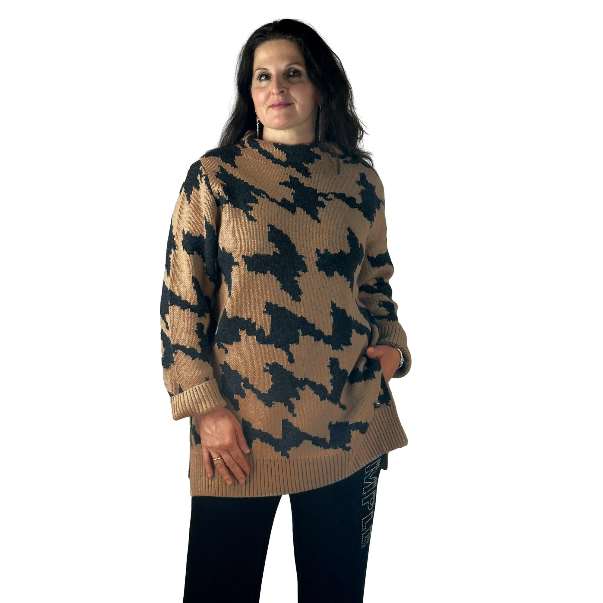 Pullover mit Muster. Mode von Monari. Seidel Moden Onlineshop