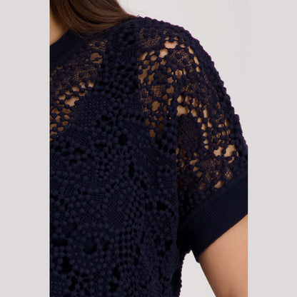 Pullover mit Spitzenmuster - Mode von Monari